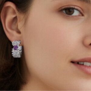 BP:  The Rebecca Earrings

Main Stone : Lab Created Lavender Ice
Crystal